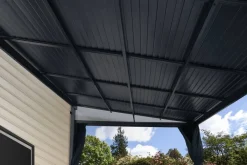 Sojag Terrassenüberdachung St. Barth anthrazit Aluminium B/H/T: ca. 364x240x296 cm
