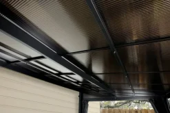 Sojag Terrassenüberdachung St. Barth anthrazit Aluminium B/H/T: ca. 484x240x363 cm
