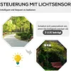Solar Gartenleuchte 842-109 842-109 schwarz Edelstahl Kunststoff B/H/L: ca. 47x182,5x51,5 cm