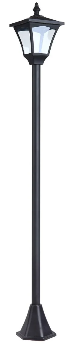 Solar Laterne 842-107 schwarz Kunststoff B/H/L: ca. 15x120x15 cm