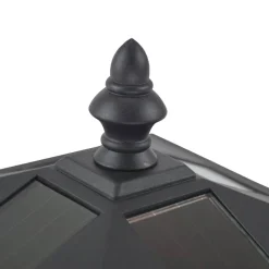 Solar Laterne 842-107 schwarz Kunststoff B/H/L: ca. 15x120x15 cm
