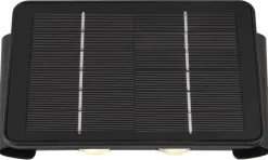 Solarleuchte klar schwarz Kunststoff H/D: ca. 10,8x15,34 cm