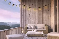 Solarleuchte 10 m warmweiß