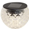 Solarleuchte 33584-12 schwarz klar Kunststoff Glas H/D: ca. 6x8 cm