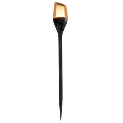 Solarleuchte schwarz Kunststoff H/D: ca. 66x8 cm