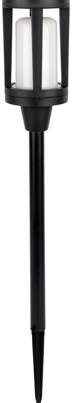 Solarleuchte schwarz Kunststoff H/D: ca. 55,5x8,3 cm