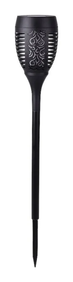 Solarleuchte schwarz Kunststoff H: ca. 78 cm