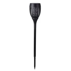 Solarleuchte schwarz Kunststoff H: ca. 78 cm