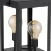 Solarleuchte schwarz Metall Kunststoff H: ca. 28 cm