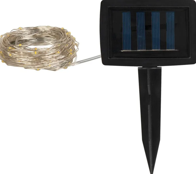 Solarlichterkette Kupferdraht 2 m Kunststoff L: ca. 200 cm