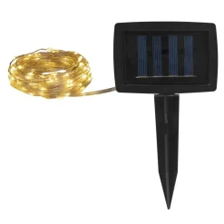 Solarlichterkette Kupferdraht 2 m Kunststoff L: ca. 200 cm