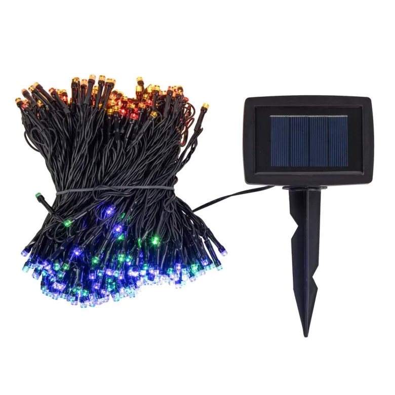 Solarlichterkette 2 m schwarz Kunststoff L: ca. 400 cm