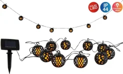 Solarlichterkette 4,85 m schwarz