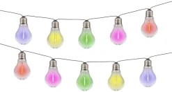 Solar-Lichterkette multicolor B/H/T: ca. 370x370x6 cm