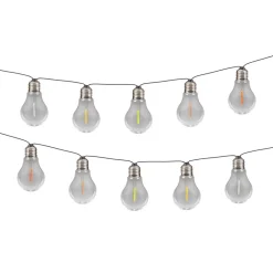 Solar-Lichterkette multicolor B/H/T: ca. 370x370x6 cm