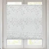 Spannplissee Blätter taupe B/L: ca. 90x130 cm