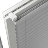 Spannplissee Easyfix Pia grau B/L: ca. 65x130 cm