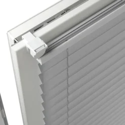 Spannplissee Easyfix Pia grau B/L: ca. 65x130 cm