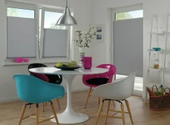 Spannplissee Easyfix Pia grau B/L: ca. 40x130 cm