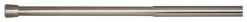Spannstange stretch Edelstahloptik Metall D: ca. 2,6 cm ausziehbar von ca. 80 bis 130 cm 1.0 Läufe