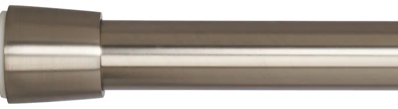 Spannstange stretch Edelstahloptik Metall D: ca. 2,6 cm ausziehbar von ca. 120 bis 220 cm 1.0 Läufe