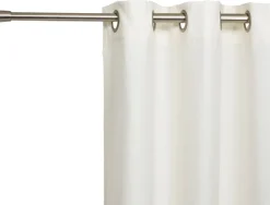 Spannstange stretch Edelstahloptik Metall D: ca. 2,6 cm ausziehbar von ca. 120 bis 220 cm 1.0 Läufe