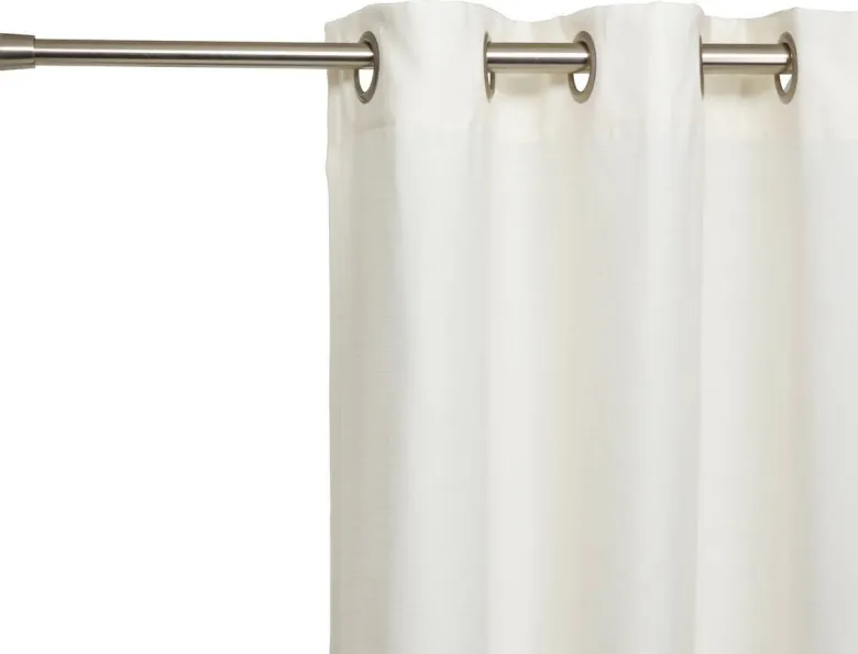 Spannstange stretch Edelstahloptik Metall D: ca. 2,6 cm ausziehbar von ca. 120 bis 220 cm 1.0 Läufe