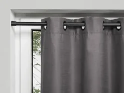 Spannstange stretch schwarz Metall D: ca. 2,6 cm ausziehbar von ca. 65 bis 100 cm 1.0 Läufe