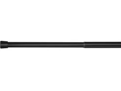 Spannstange stretch schwarz Metall D: ca. 2,6 cm ausziehbar von ca. 120 bis 220 cm 1.0 Läufe