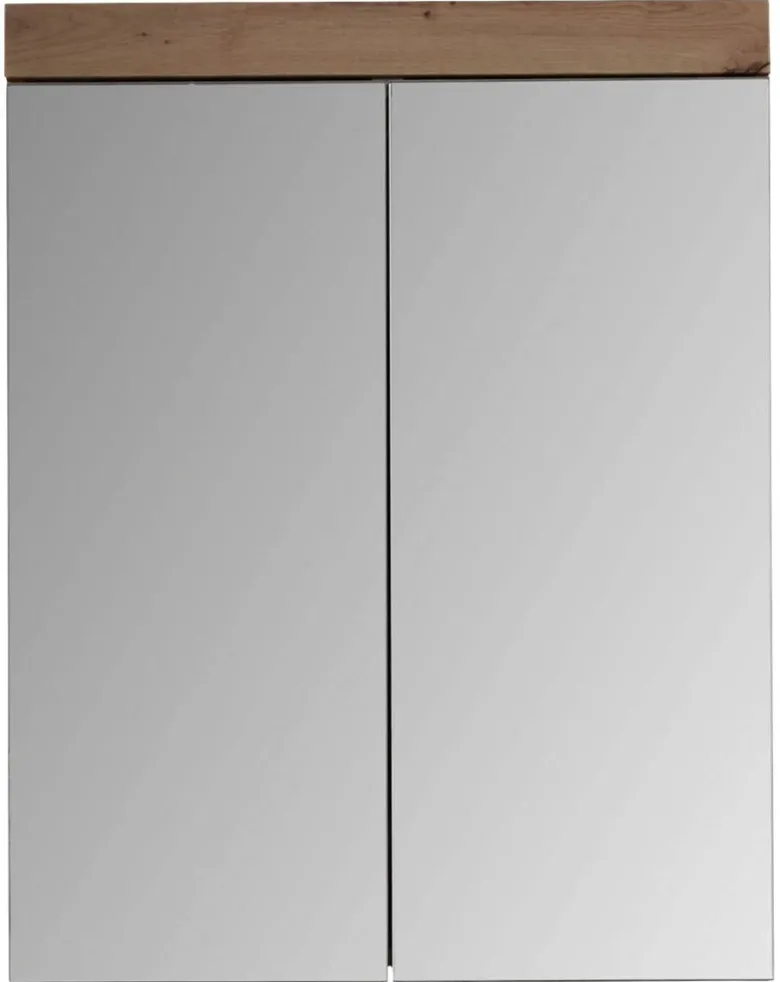 Spiegelschrank Amanda Asteiche Nachbildung B/H/T: ca. 60x77x17 cm