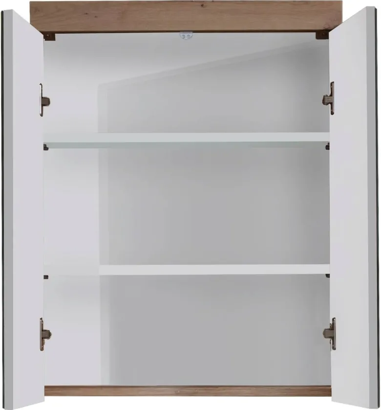 Spiegelschrank Amanda Asteiche Nachbildung B/H/T: ca. 60x77x17 cm