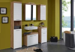 Spiegelschrank Amanda Asteiche Nachbildung B/H/T: ca. 60x77x17 cm