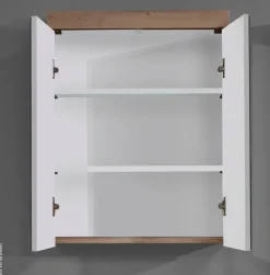 Spiegelschrank Amanda Asteiche Nachbildung B/H/T: ca. 60x77x17 cm