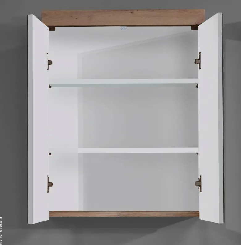 Spiegelschrank Amanda Asteiche Nachbildung B/H/T: ca. 60x77x17 cm