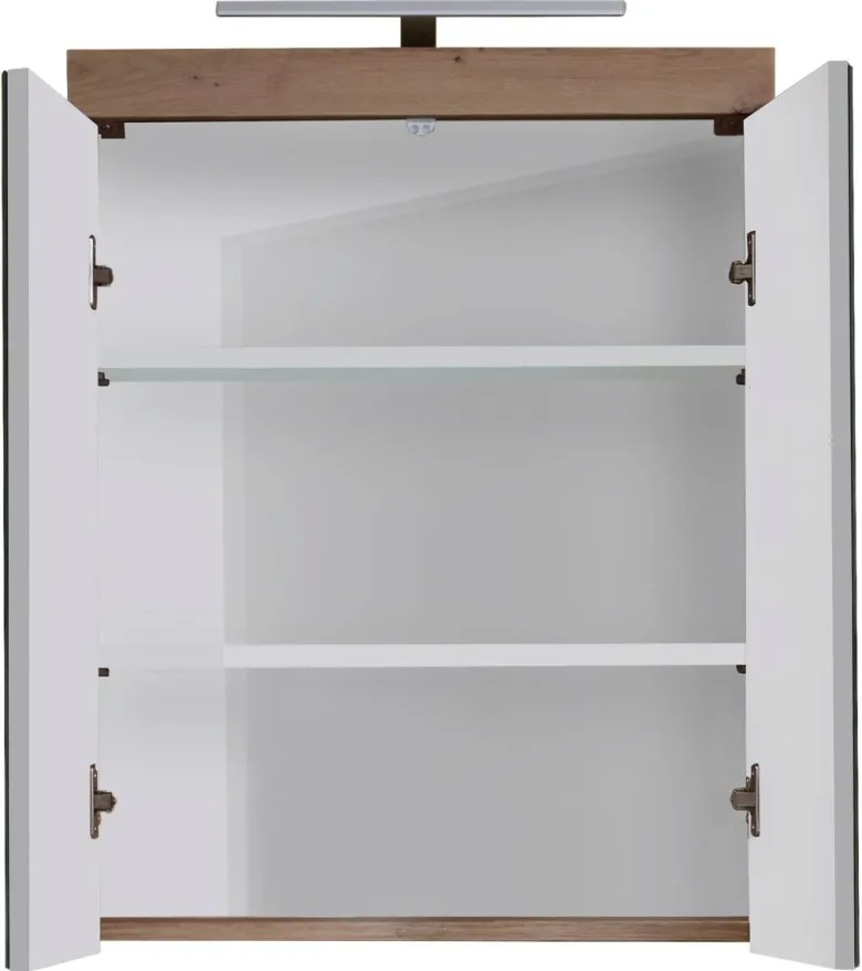 Spiegelschrank Amanda Asteiche Nachbildung B/H/T: ca. 60x77x17 cm