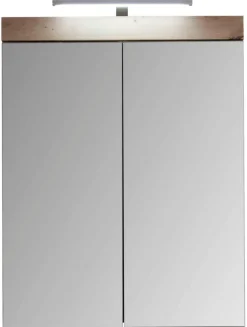 Spiegelschrank Amanda Asteiche Nachbildung B/H/T: ca. 60x77x17 cm