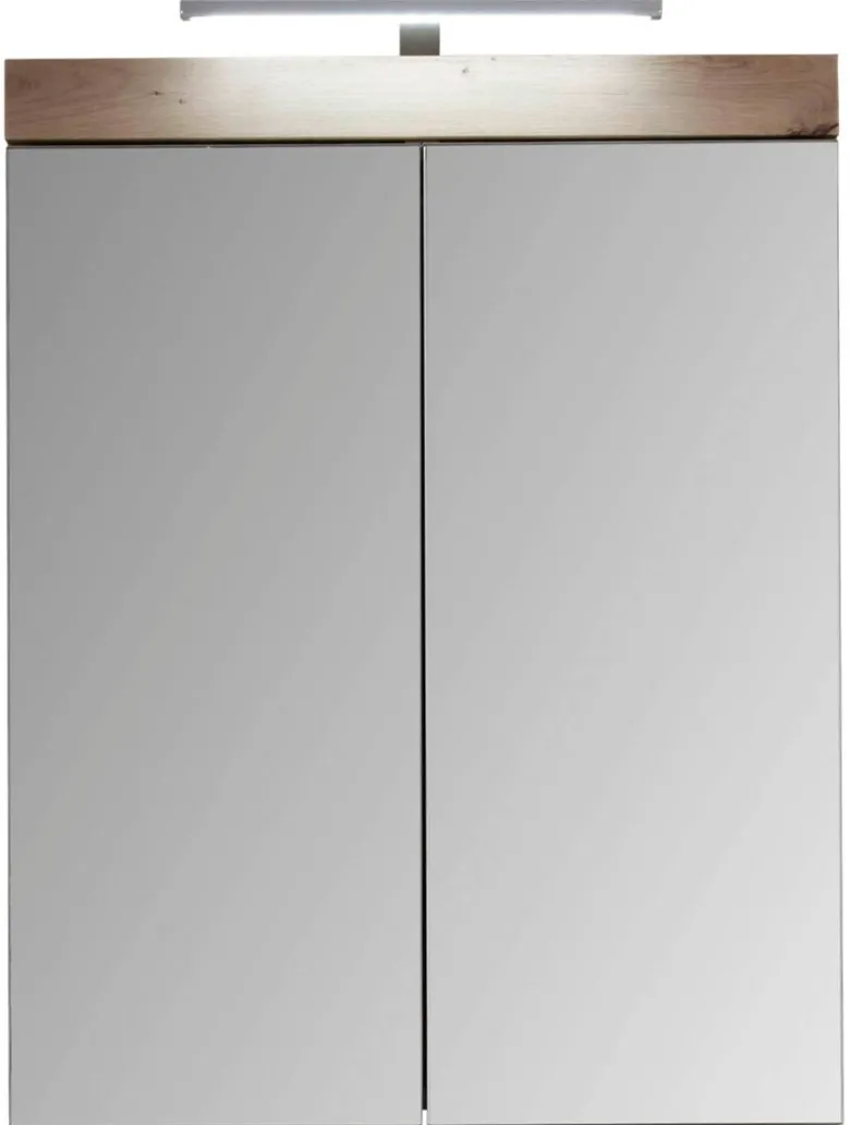 Spiegelschrank Amanda Asteiche Nachbildung B/H/T: ca. 60x77x17 cm
