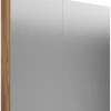 Spiegelschrank Badinos Eiche Honig Nachbildung B/H/T: ca. 60x42x12 cm