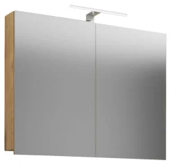 Spiegelschrank Badinos Eiche Honig Nachbildung B/H/T: ca. 60x42x12 cm