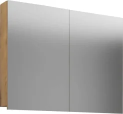 Spiegelschrank Badinos Eiche Honig Nachbildung B/H/T: ca. 80x62x12 cm