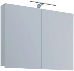 Spiegelschrank Badinos weiß B/H/T: ca. 80x62x12 cm