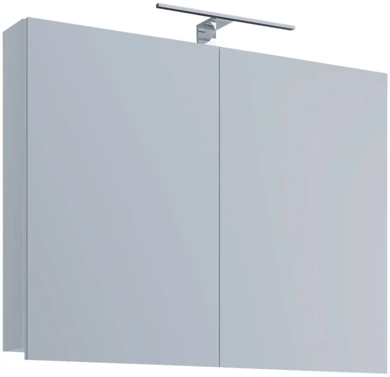 Spiegelschrank Badinos weiß B/H/T: ca. 80x62x12 cm