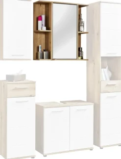 Spiegelschrank Bergen Eiche Artisan Nachbildung B/H/T: ca. 70x74x23 cm