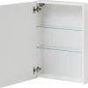 Spiegelschrank Cosmo weiß glanz B/H/T: ca. 50x70,7x15,8 cm