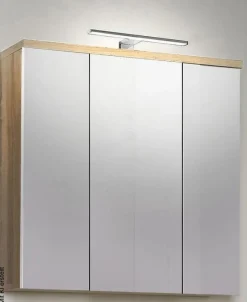 Spiegelschrank Eiche Sonoma Nachbildung B/H/T: ca. 68,6x68,1x20 cm