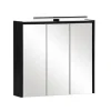 Spiegelschrank Emmik schwarz matt B/H/T: ca. 65x62,7x16 cm