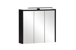 Spiegelschrank Emmik schwarz matt B/H/T: ca. 65x62,7x16 cm