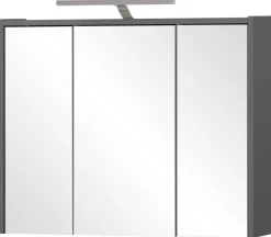 Spiegelschrank Flag anthrazit B/H/T: ca. 74,5x64x16 cm