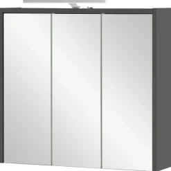 Spiegelschrank Flag anthrazit B/H/T: ca. 65x64x16 cm