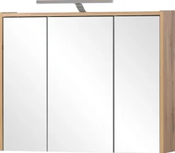 Spiegelschrank Flag Eiche Landhaus Nachbildung B/H/T: ca. 74,5x64x16 cm